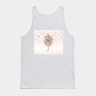 Golden abstract elephant - pink marble Tank Top